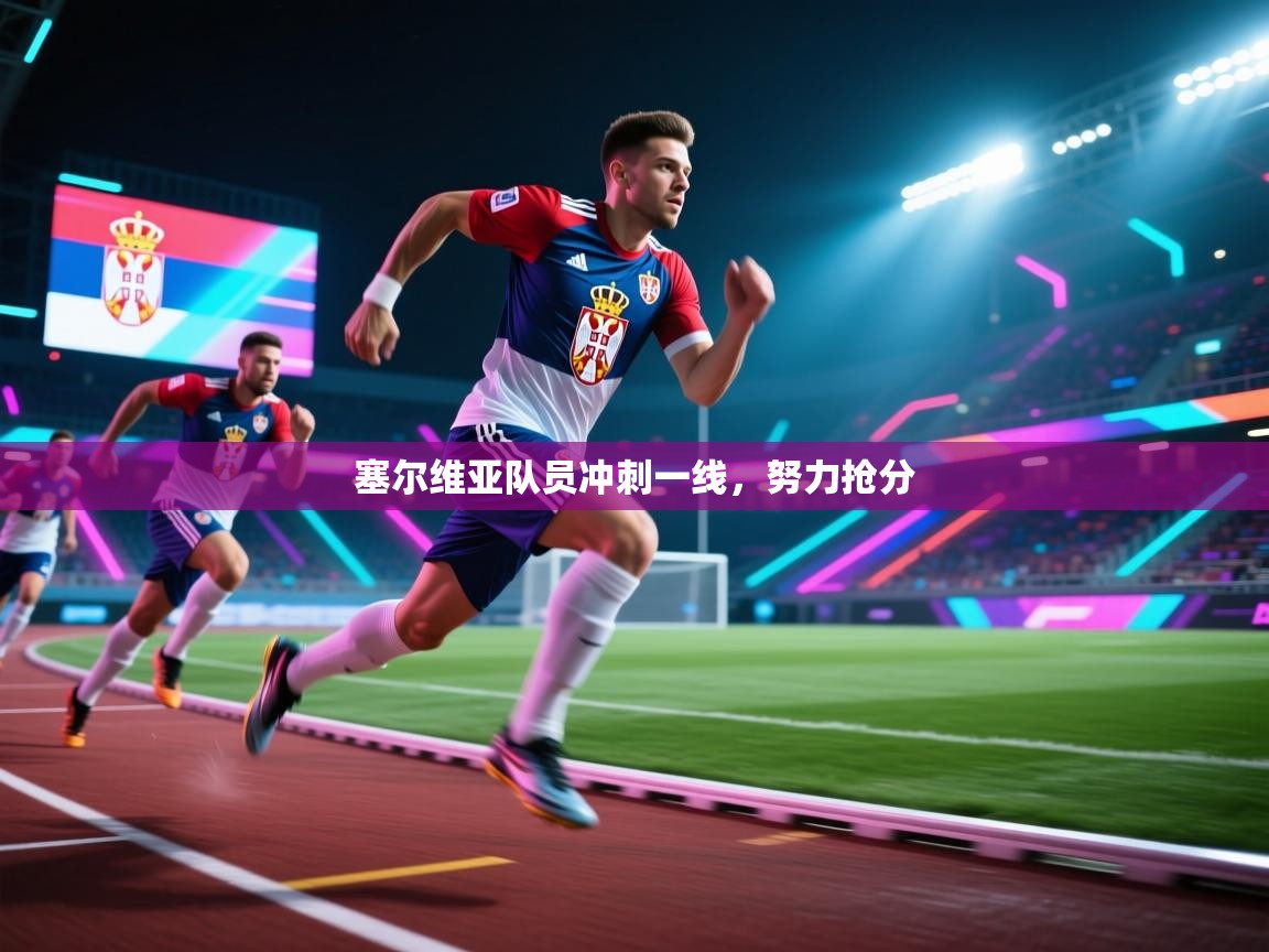 塞尔维亚队员冲刺一线，努力抢分  第2张